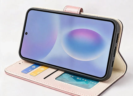 Google Pixel 7 Book Flip Case Leather Wallet with Magnetic Closure