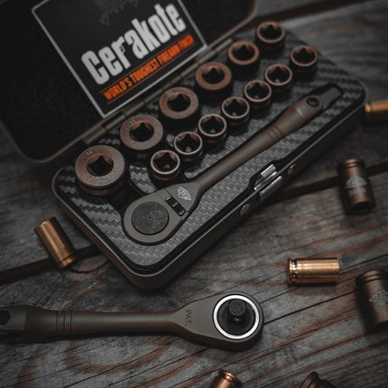 GPT 14 Piece Shell Ratchet Socket Set Airsoft Tool Kit