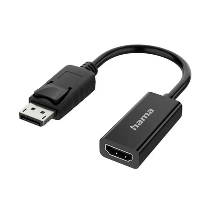 Hama DisplayPort to HDMI Video Adapter, 4K UHD (DP Plug to HDMI Socket)