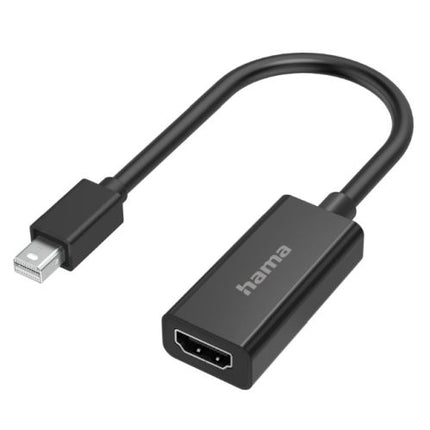 Hama Mini DisplayPort to HDMI Adapter, 4K UHD (Mini DP Plug - HDMI Socket)
