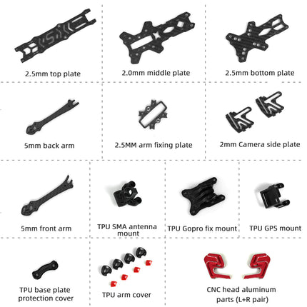HGLRC Sector D5 Freestyle FPV Frame