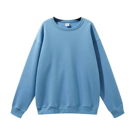 High Quality Crewneck Sweatshirt - Unisex Heavyweight Cotton for Autumn Style