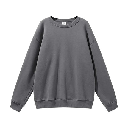 High Quality Crewneck Sweatshirt - Unisex Heavyweight Cotton for Autumn Style