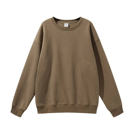 High Quality Crewneck Sweatshirt - Unisex Heavyweight Cotton for Autumn Style