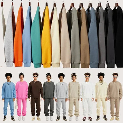 High Quality Crewneck Sweatshirt - Unisex Heavyweight Cotton for Autumn Style