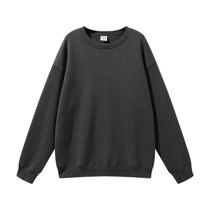 High Quality Crewneck Sweatshirt - Unisex Heavyweight Cotton for Autumn Style