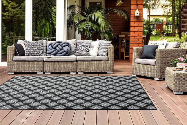 Rug Easy-Cleaning Indoor & Outdoor Area Rugs 80x150cm HomeArt