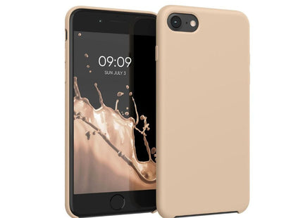 iPhone 7/8/SE Beige Silicon Case