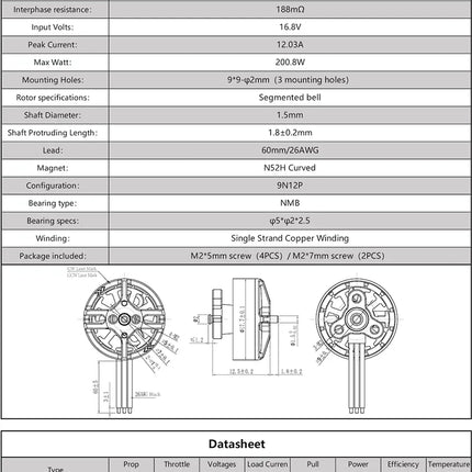 iFlight Defender 25 1404 Motor 4150kV