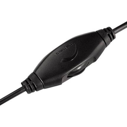 Hama Shell TV Over-Ear Wired Headphones, 6 Metre Cable, Black