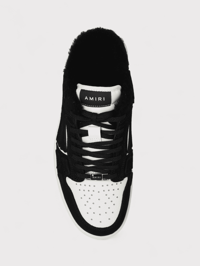 Amiri Skel Low Top Mule Shearling Black Wmns