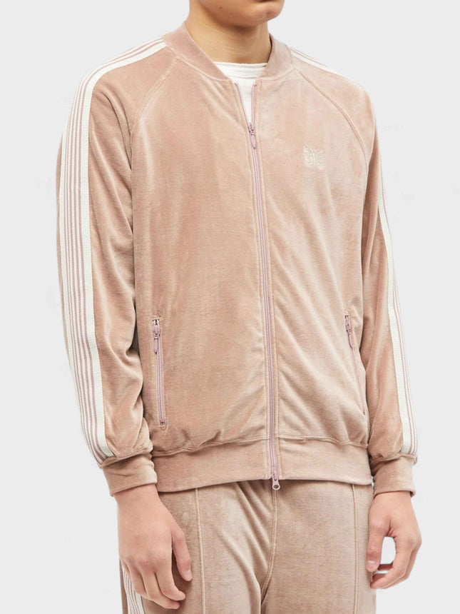 Needles Velour Track Jacket Old Rose