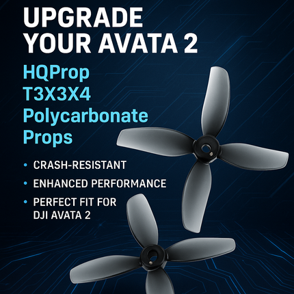 HQProp T3X3X4 for Avata 2 (2CW+2CCW) Poly Carbonate Propellers