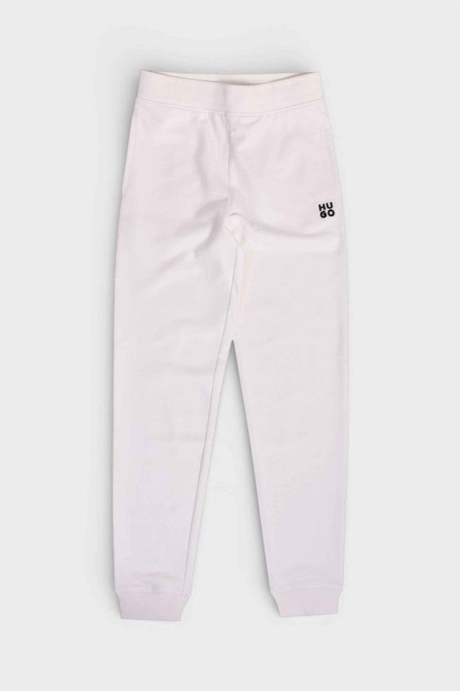 Hugo Nelfinia Stack Logo Joggers Off White