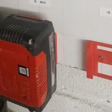 4pcs Battery Wall Mount for Einhell 18V Batteries (3D Printed PETG)