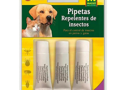 Insect repellant Massó Pipettes 3 Units