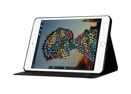 iPad 12.9" 2022 Book Flip Case Leather Wallet with Magnetic Closure