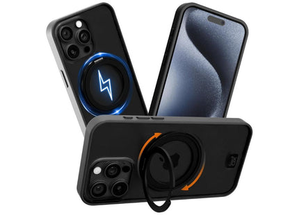 iPhone 15 Pro Ox Ring Case Bear Black