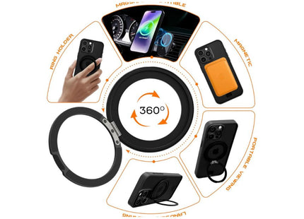 iPhone 15 Pro Ox Ring Case Bear Black