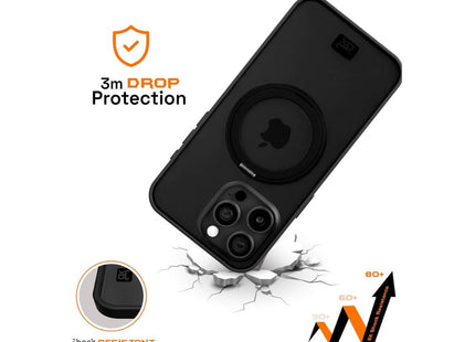 iPhone 15 Pro Ox Ring Case Bear Black