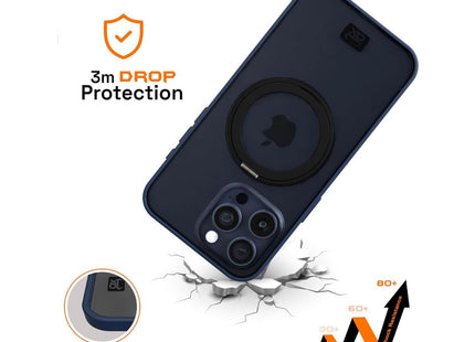 iPhone 15 Pro Ox Ring Case Butterfly Blue