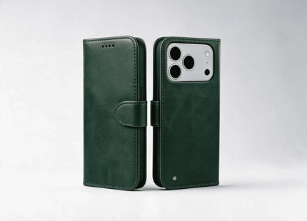iPhone 18/17 Series Book Flip Case Leather Wallet