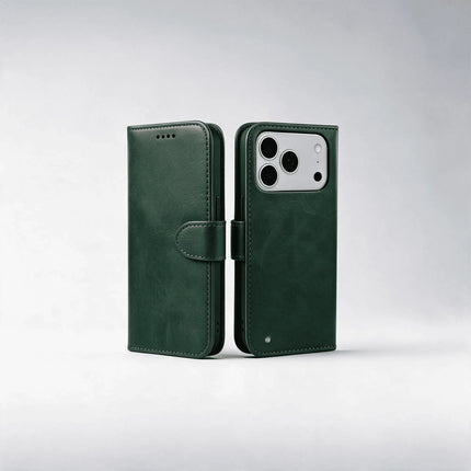 iPhone 18/17 Series Book Flip Case Leather Wallet
