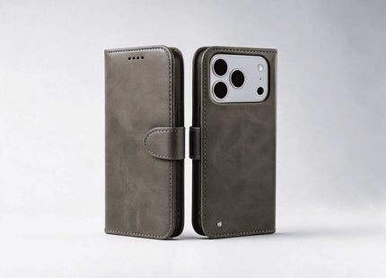 iPhone 18/17 Series Book Flip Case Leather Wallet