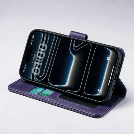 iPhone 18/17 Series Book Flip Case Leather Wallet