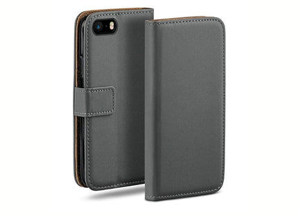 iPhone 6 / 7 / 8 / SE Book Flip Case Leather Wallet