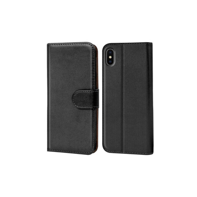 iPhone X / XS / XR / XS Max Book Flip Case Leather Wallet