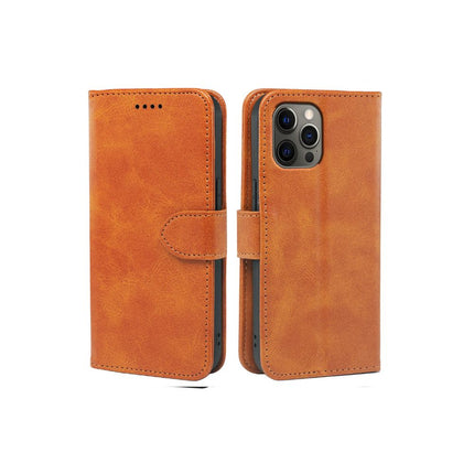 iPhone 15 Series Book Flip Case Leather Wallet