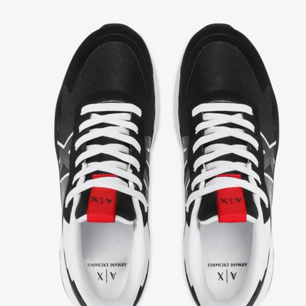 UK 12 Armani Exchange XUX114 XV514 Men’s Black Sneakers – EU 45