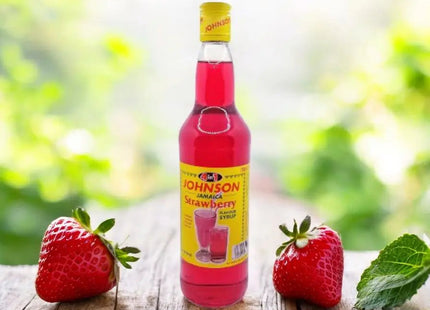 Johnsons Strawberry Syrup 700ml x 12