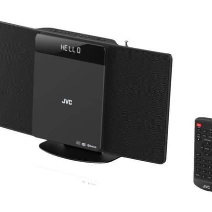 JVC RD-D325B BLUETOOTH 10W FLAT PANEL HI-FI SYSTEM DAB+ FM RADIO CD PLAYER USB