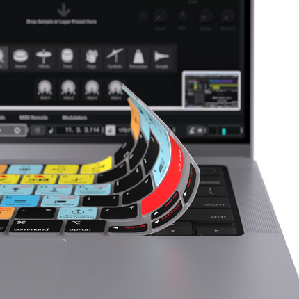 Keyboard Cover designed for Steinberg’s Cubase | for MacBook and iMac