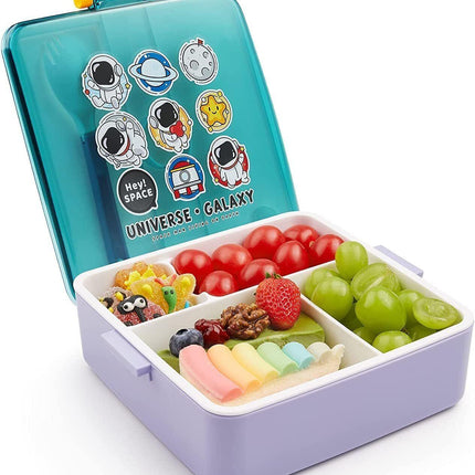School Lunch Box Leak Proof Square Food Grade Snack 1300ml Container for Kids