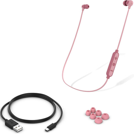Kitsound Funk 15 In-Ear Wireless Headphones With Mic Pink