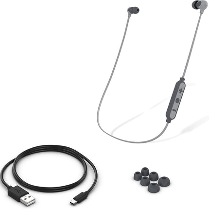 Kitsound Funk 15 In-Ear Wireless Headphones With Mic Grey