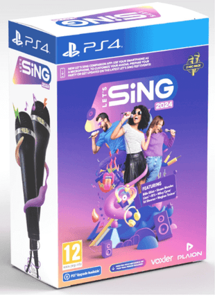 Let's Sing 2024 + 2 Mics PS4
