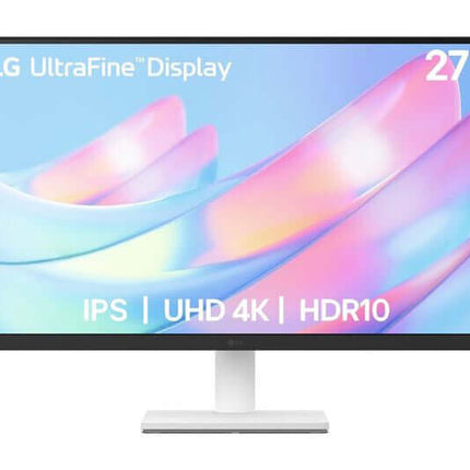 LG 27US500-W 27" 4K MONITOR UHD ULTRA HD IPS 3840 x 2160P 5MS HDR10 HDMI WHITE