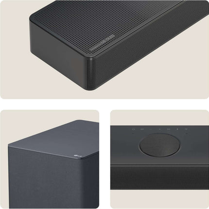 LG USC9S SOUNDBAR 3.1.3 WIRELESS SUBWOOFER 4K 400W HDMI DOLBY ATMOS MERIDIAN