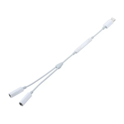 Lightning to Dual 3.5mm AUX Adaptor
