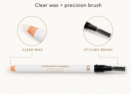 Brow Primer and Styling Pencil including Brush 2-in-1