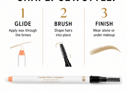 Brow Primer and Styling Pencil including Brush 2-in-1
