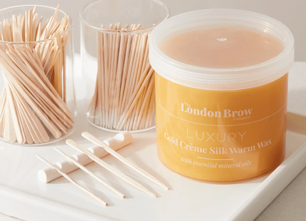 Luxury Silk Gold Warm Wax 450g | London Brow
