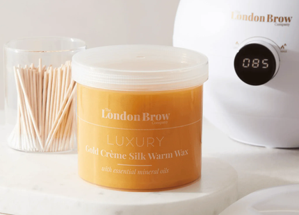 Luxury Silk Gold Warm Wax 450g | London Brow