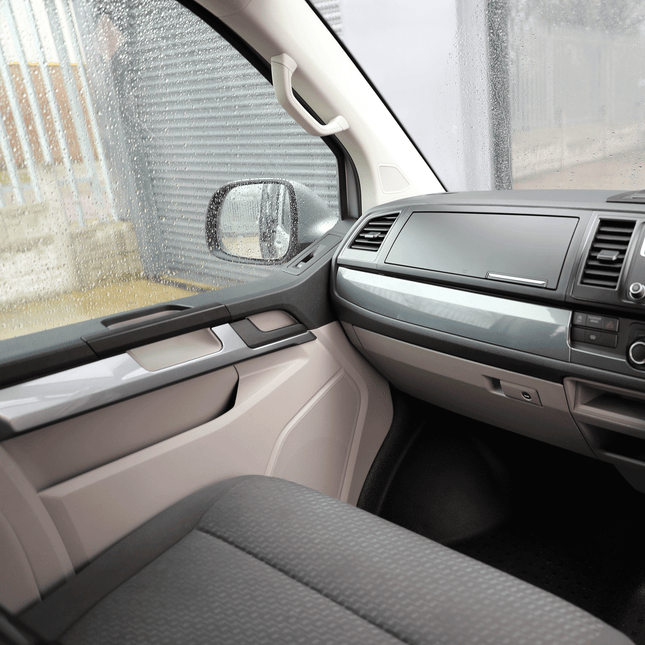 For VW Transporter T6 RHD Lower Dash Trim Gun Metal Grey – Interior Styling Accessories