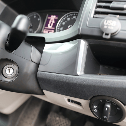 For VW Transporter T6 RHD Lower Dash Trim Gun Metal Grey – Interior Styling Accessories