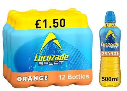 Lucozade Sport Drink Orange 500ml (Case of 12)